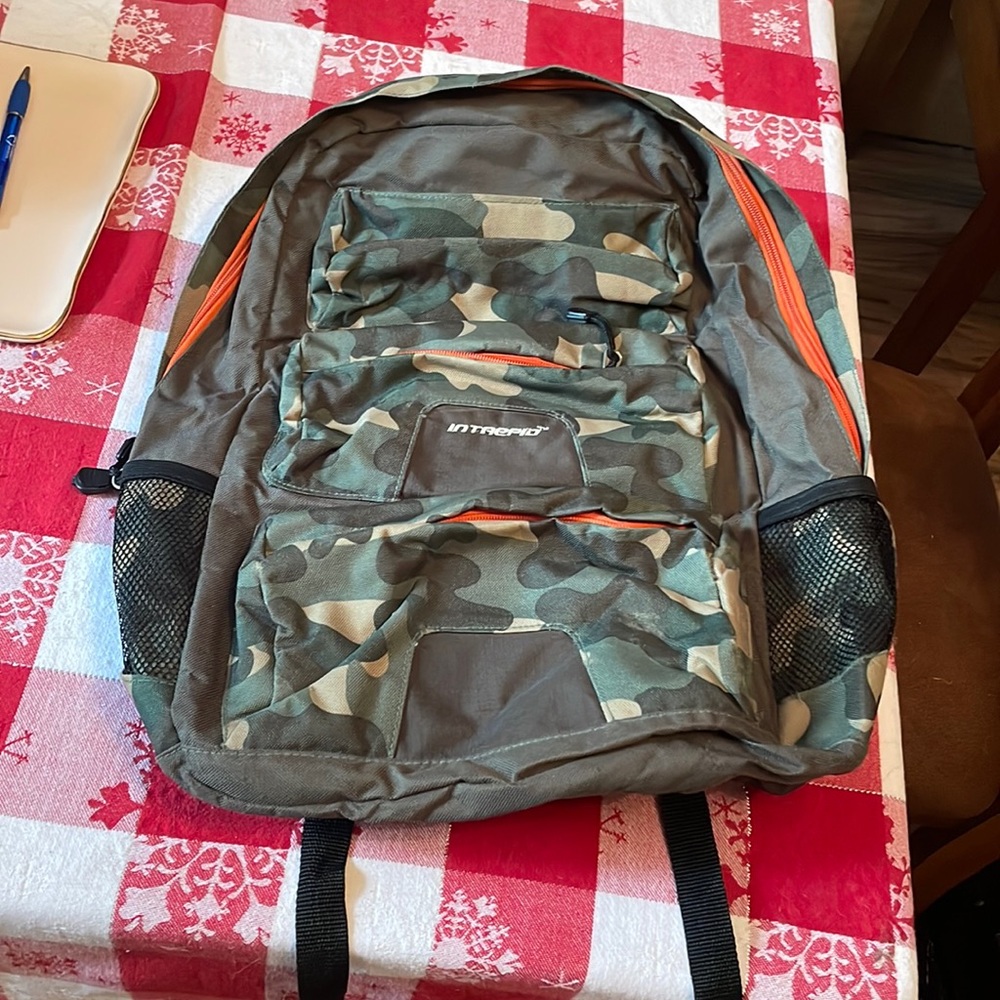 Intrepid camouflage backpack